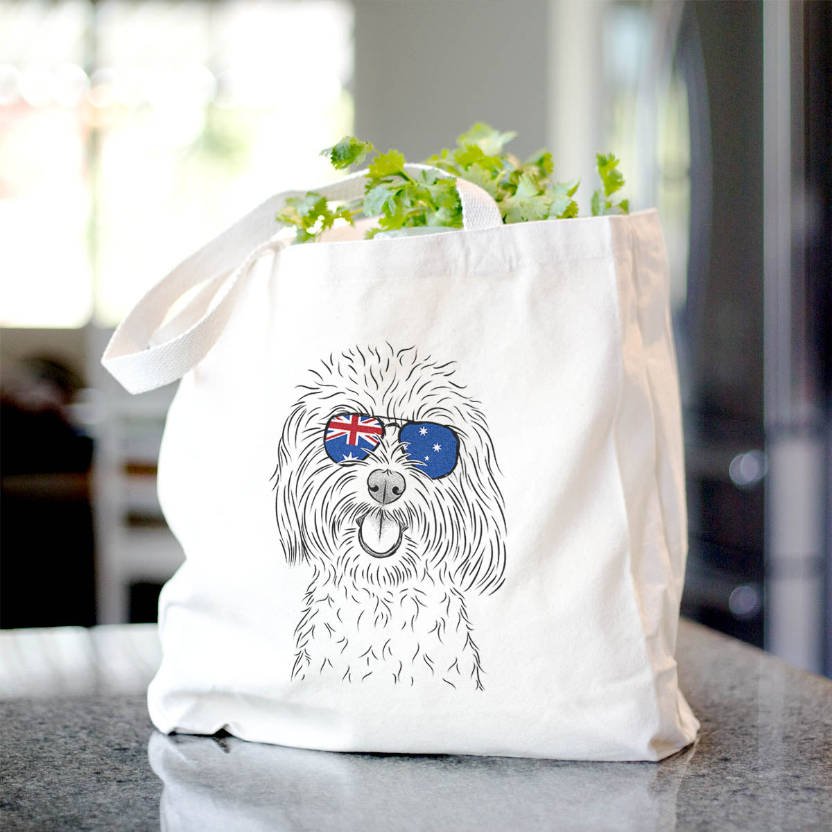 Cotton Canvas Dog Tote Bag - Stylish Pet Lover Accessory
