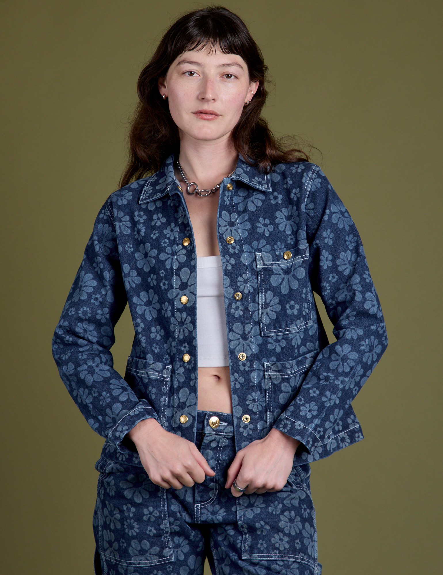 Lazy Daisy Denim Work Jacket