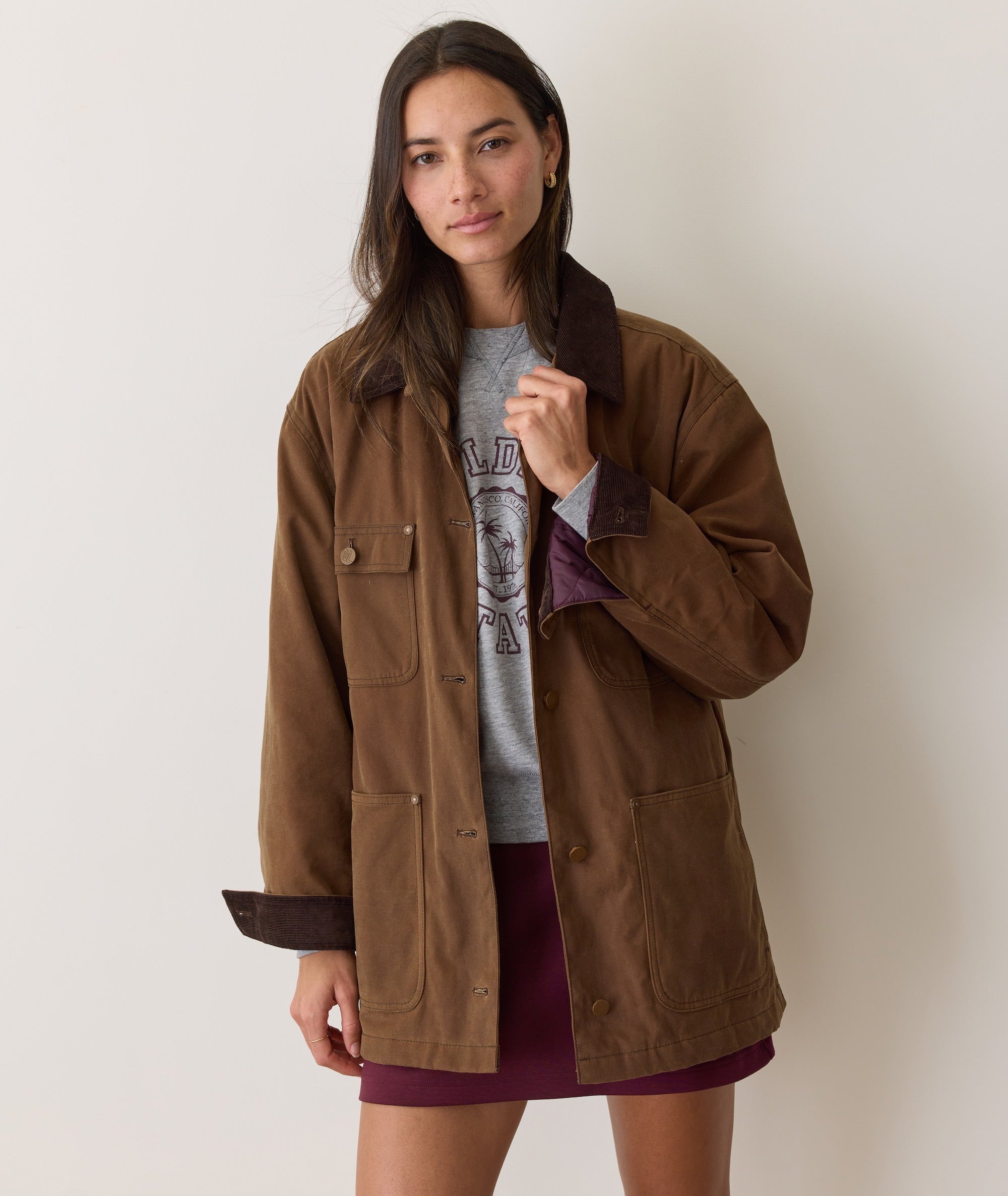 Riley Waxed Barn Jacket