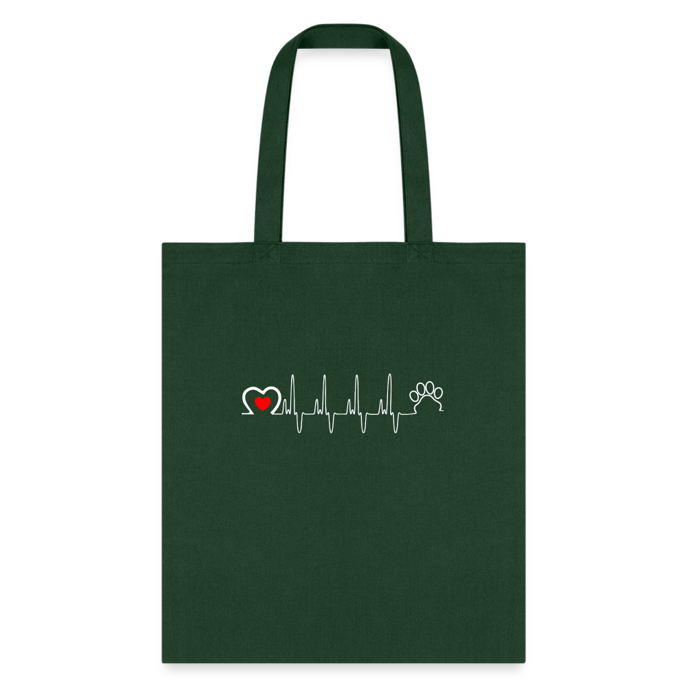 Animal Love Beat Tote Bag, Shoulder Bag, Gift for Animal Lover, Pet Lover, Graduation, Birthday, Appreciation Gift, DVM, Gift For Vet