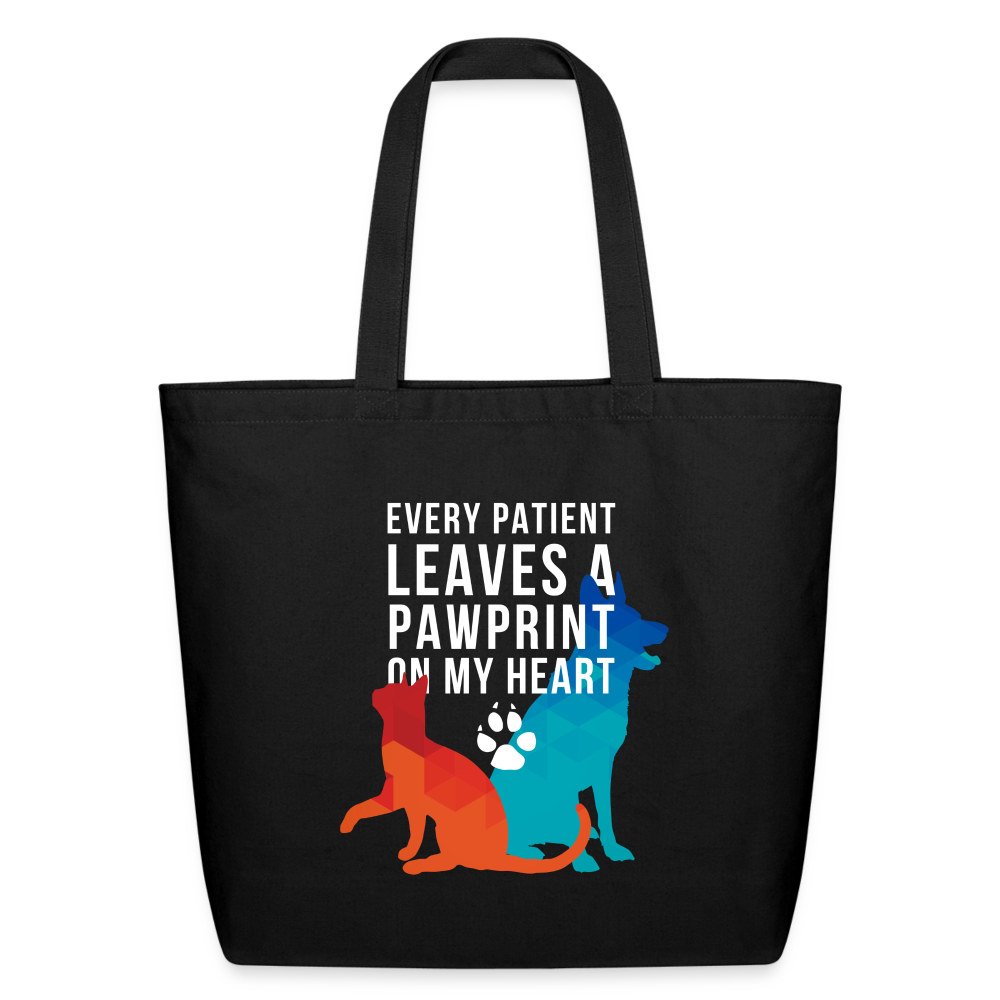 Every patient leaves a pawprint on my heart Eco-Friendly Cotton Tote