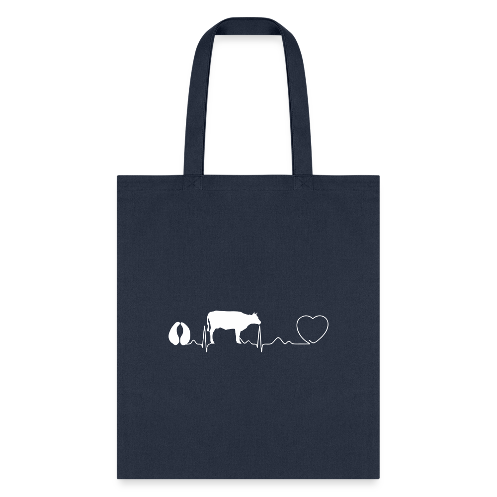 Large animal vet - Cow pulse Cotton Tote Bag