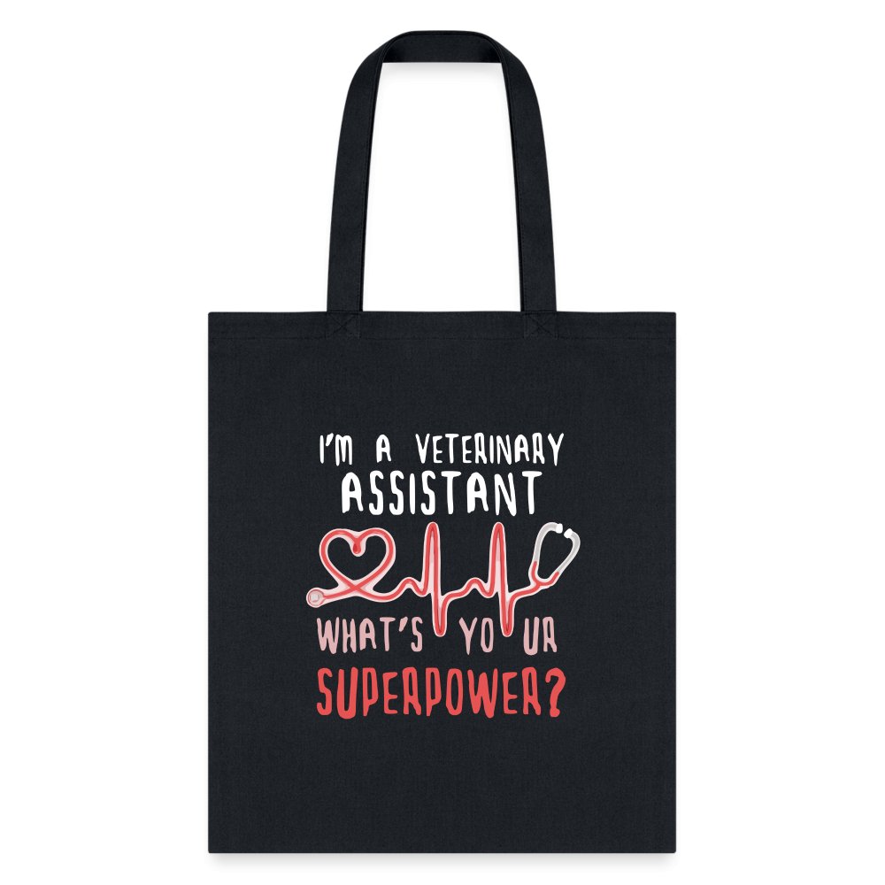 Veterinary Assistant Superpower Tote Bag - Funny Vet Tech Gift Bag