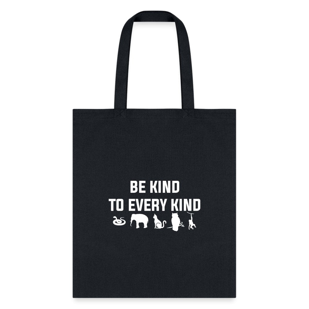 Veterinary Be Kind to Every Kind Cotton Tote Bag - Eco-Friendly Reusable Shopper