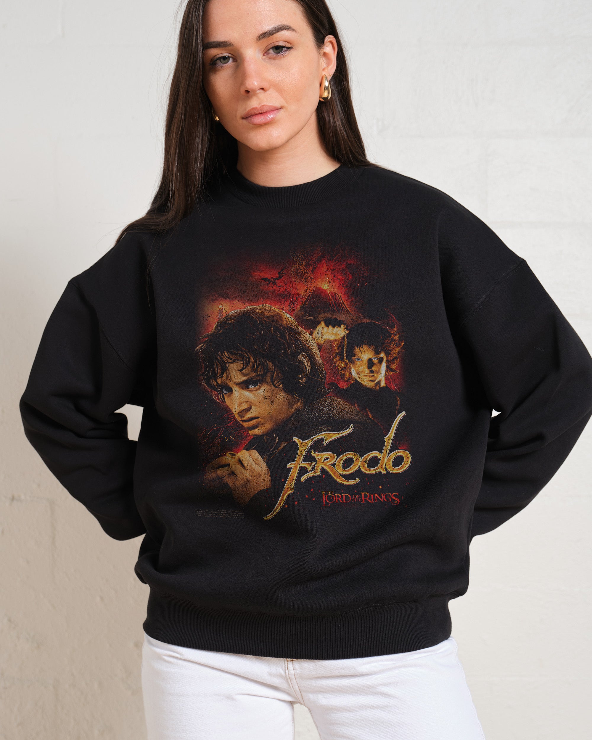 Vintage Frodo Lord of the Rings Unisex Sweatshirt - Premium 340gsm Cotton Poly Blend