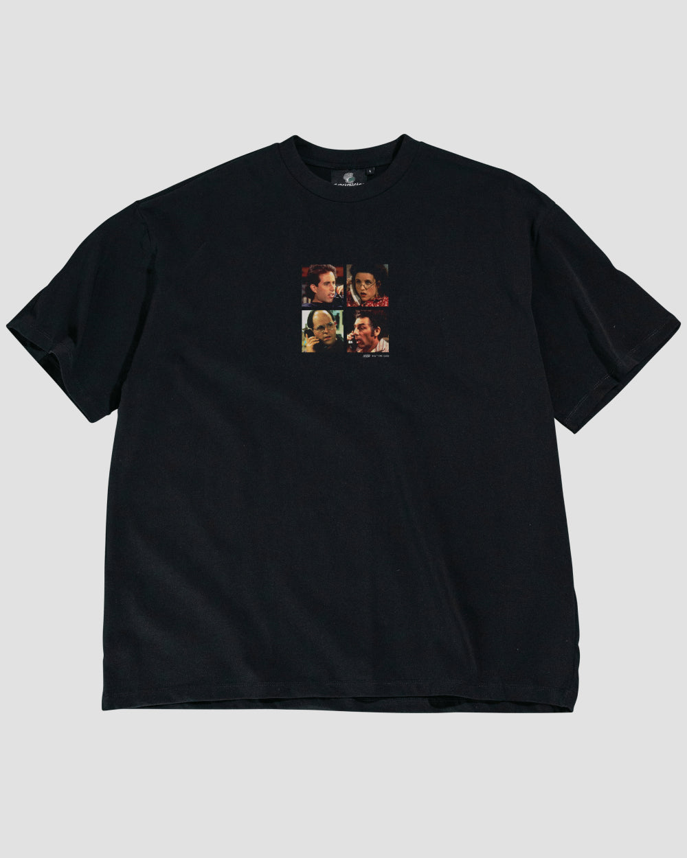 Group Call Oversized Graphic Tee - Seinfeld Collab Unisex 100% Combed Cotton