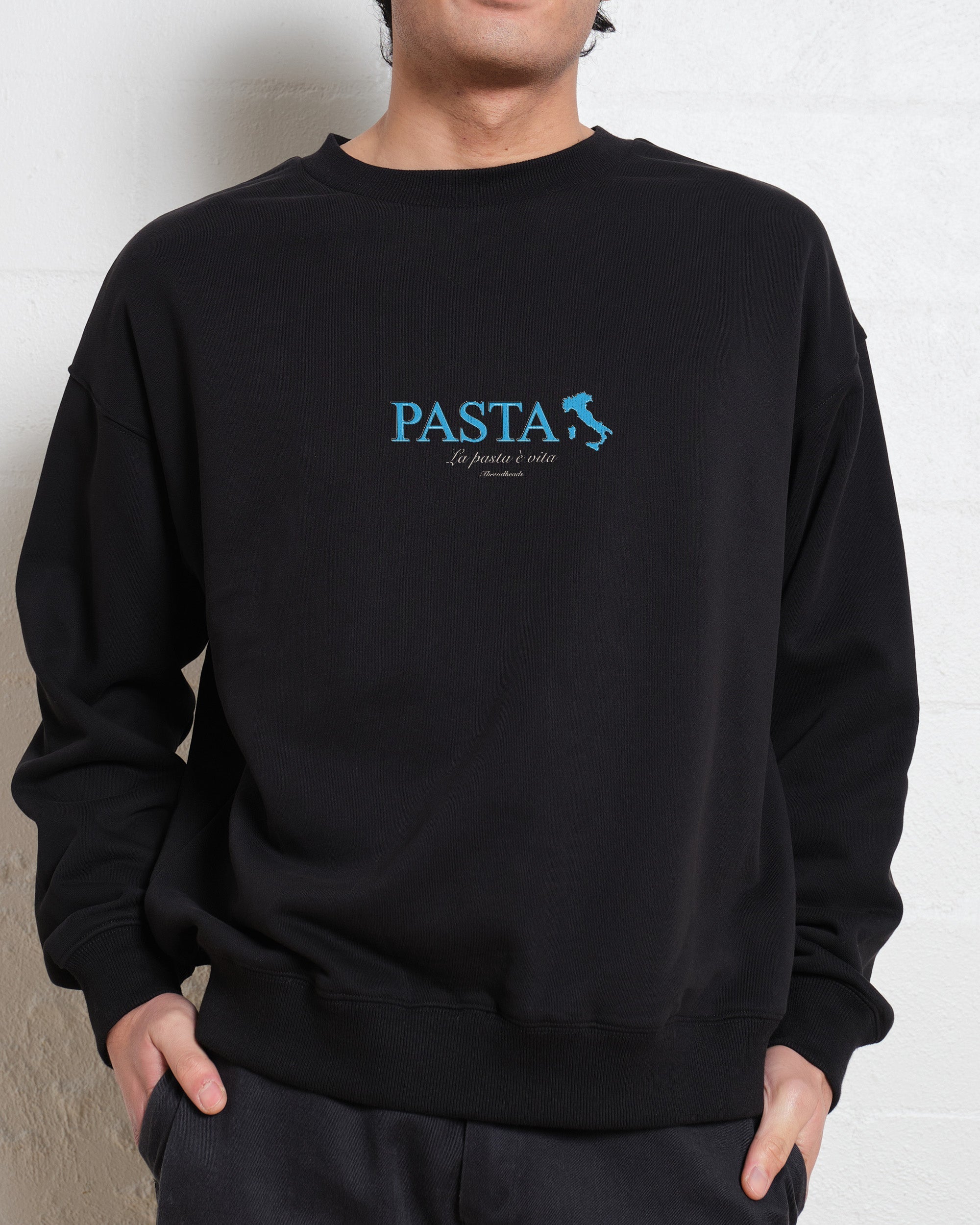 Pasta Is Life Unisex Graphic Sweatshirt - Premium Cotton Poly Blend 340gsm