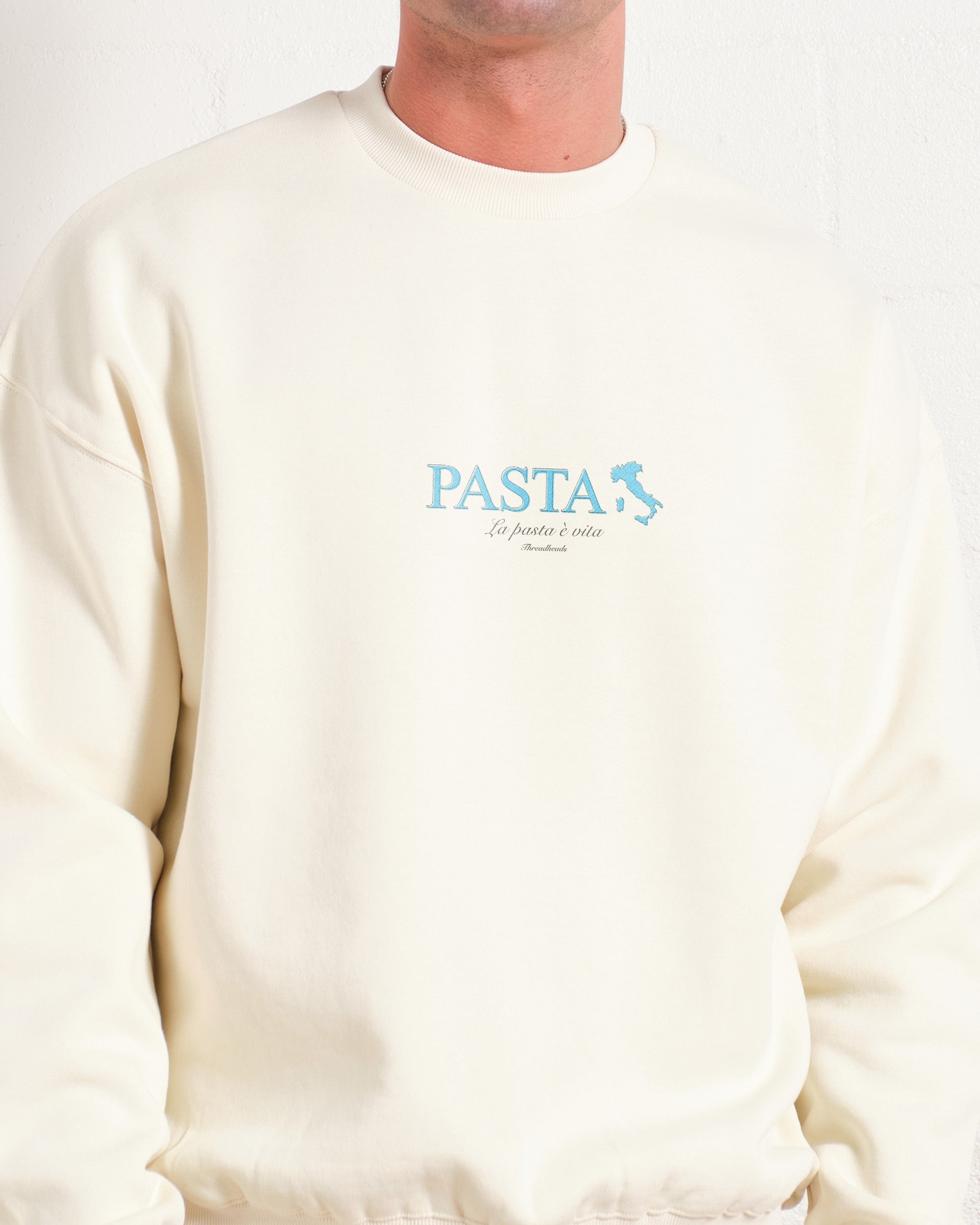 Pasta Is Life Unisex Graphic Sweatshirt - Premium Cotton Poly Blend 340gsm