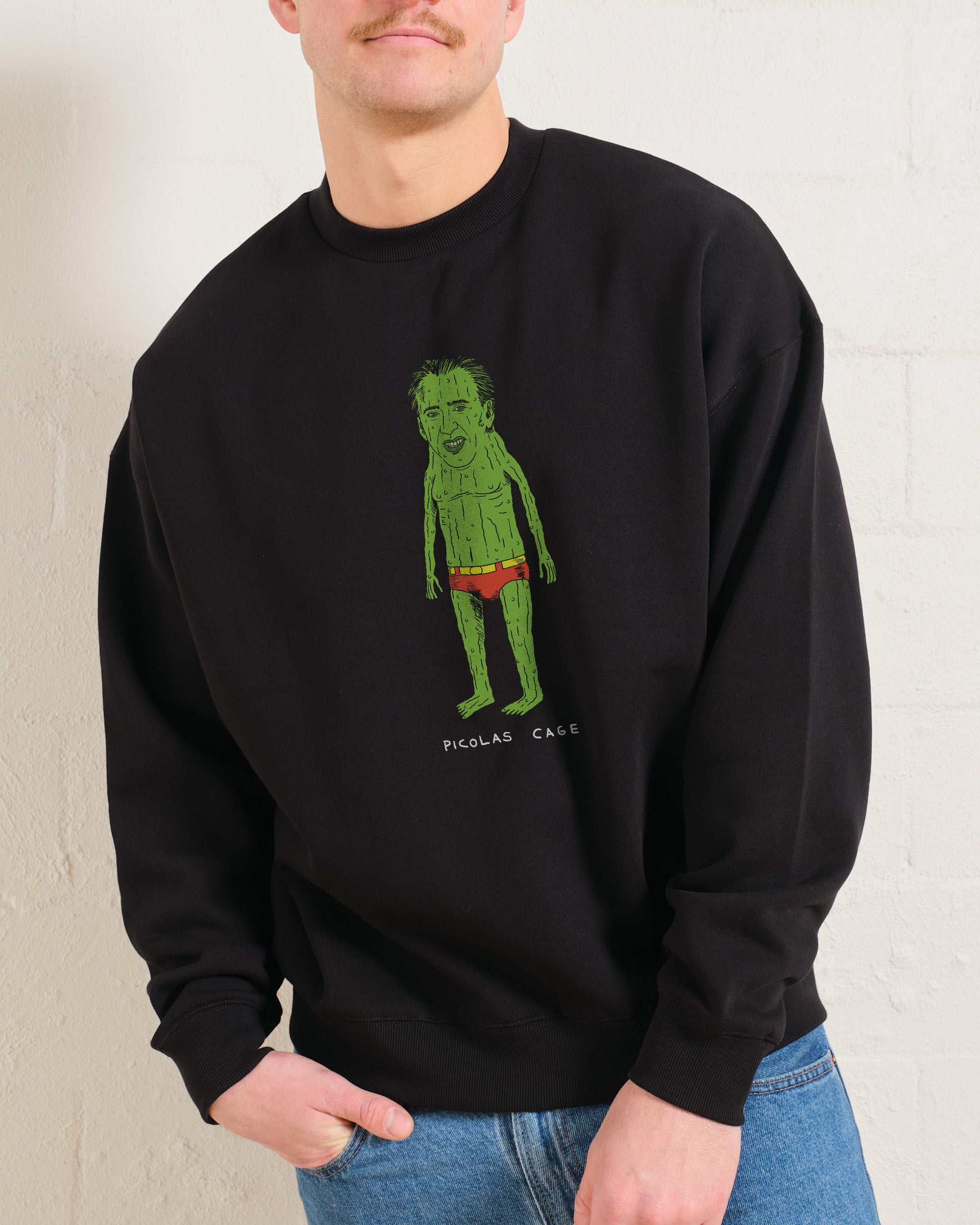 Picolas Cage Unisex Sweatshirt - Premium 340gsm Cotton Poly Blend Graphic Print