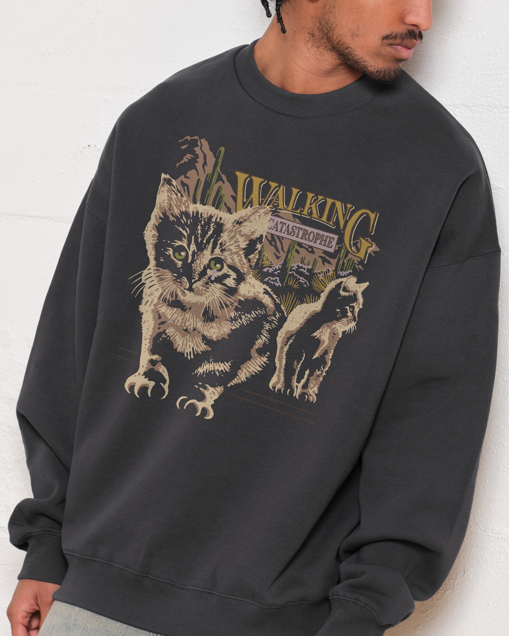 Walking Catastrophe Unisex Sweatshirt - Premium 340gsm Cotton Poly Blend